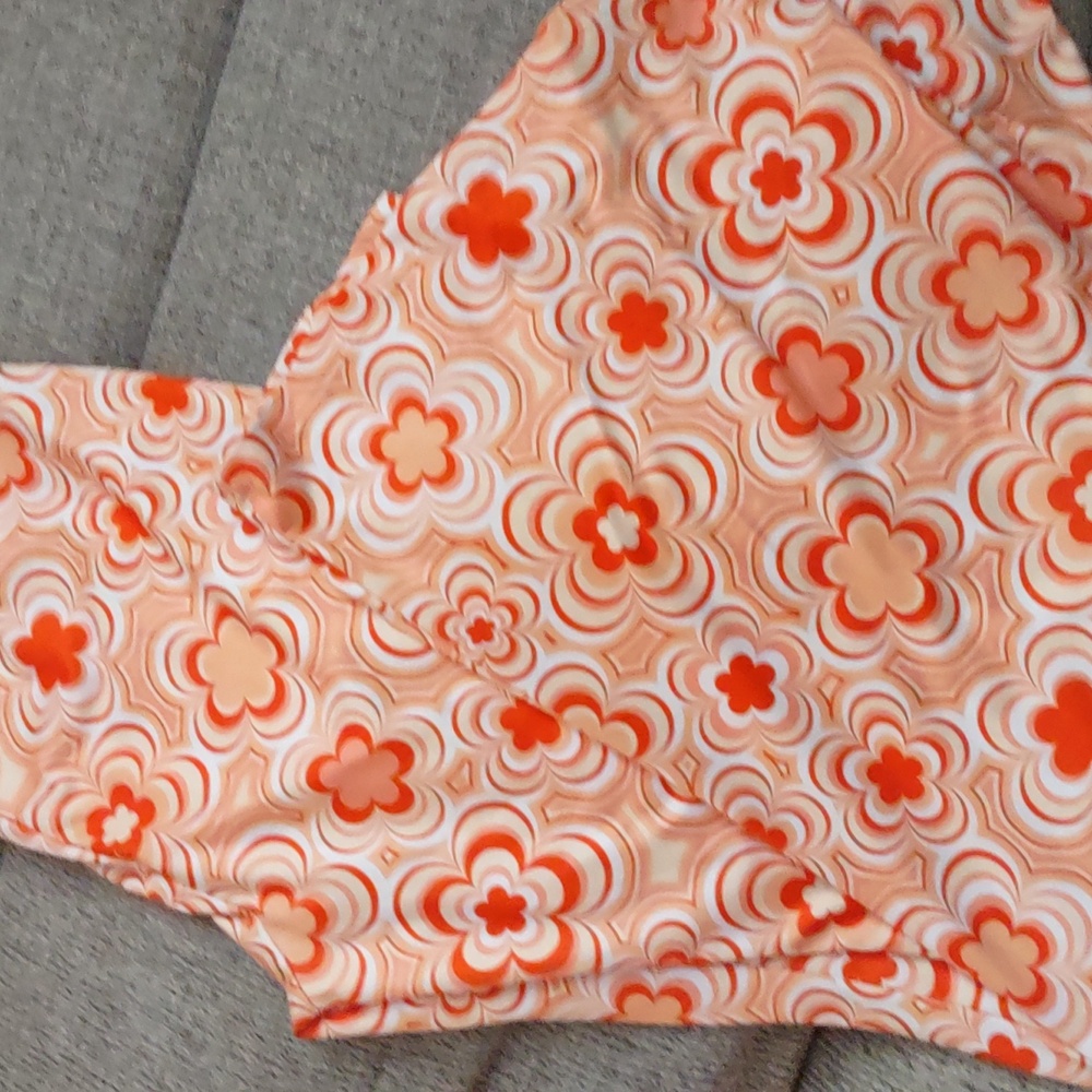 Shein floral print flare leg leggings